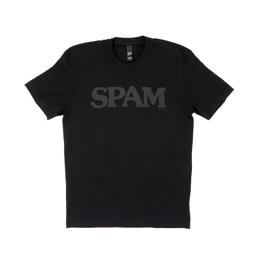 Black tonal SPAM® brand t-shirt