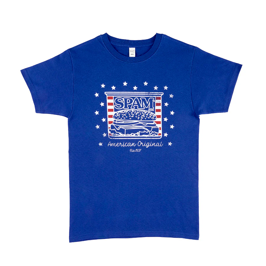 Youth, Blue SPAM® Can Flag Tee