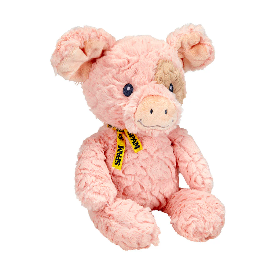 13" Plush Pig with Spot on Eye