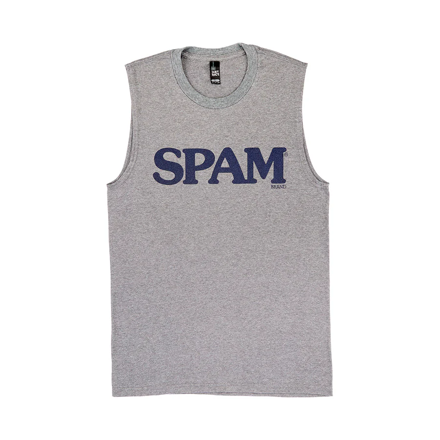 Grey Sleeveless SPAM® T-Shirt